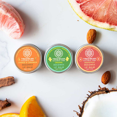 Beeswax Lip Balm - Set of 3
