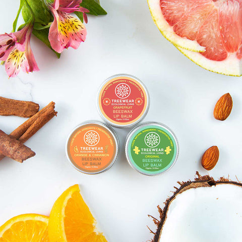 Beeswax Lip Balm - Set of 3