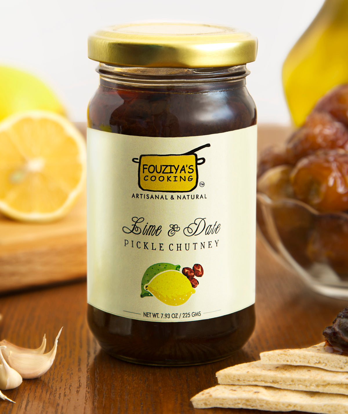 Fouziya's Lime Date Pickle Chutney