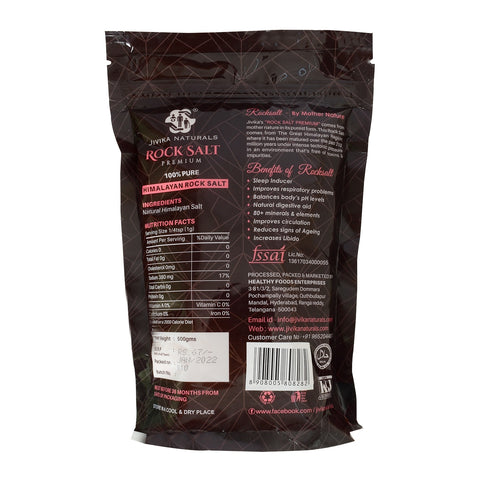 Jivika Naturals Premium Rock Salt Fine Grain