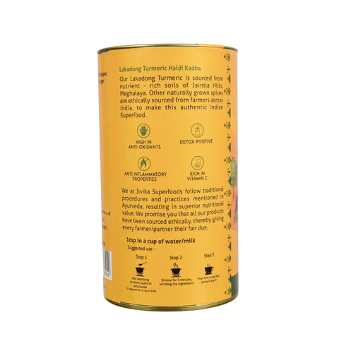 Jivika Naturals Lakadong Turmeric Kadha 100gms