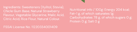 Strawberry Gud Gum- Natural, Plastic Free Chewing Gum- Pack of 4- No added artificial colours, flavours & sweeteners - 21g x 4 (Strawberry)