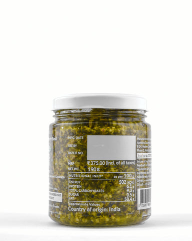Basil Pesto (with Chironji seeds)