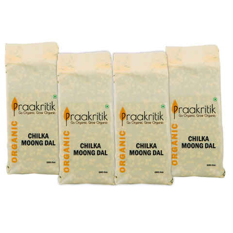 Praakritik Organic Chilka Hara Moong