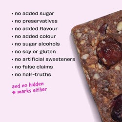The Whole Truth Cocoa Cranberry Fudge Energy bar 40 gms
