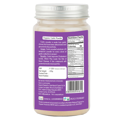 Praakritik Organic Garlic Powder