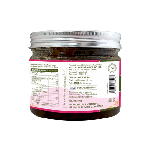 Jivika's Desi Rose Gulkand 400gms