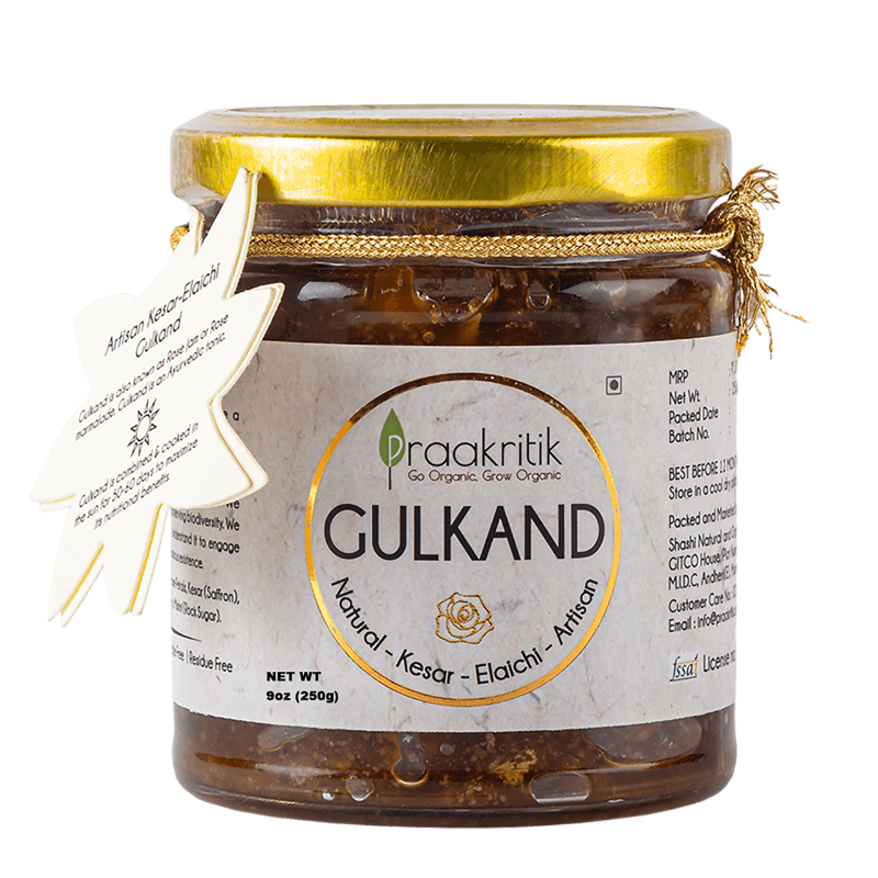 Praakritik Natutal Kesar Elaichi Artisan Gulkand
