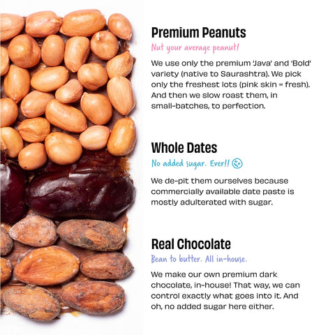 The Whole Truth Chocolate Creamy Peanut Butter Small 325 gms