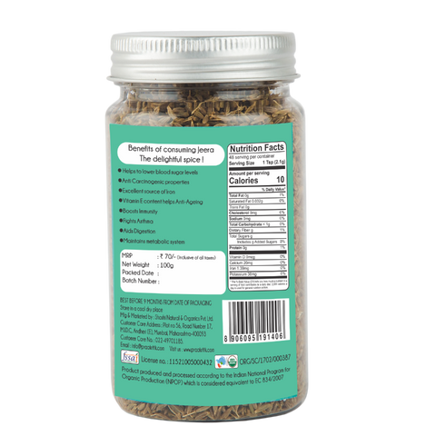 Praakritik Organic Jeera Whole