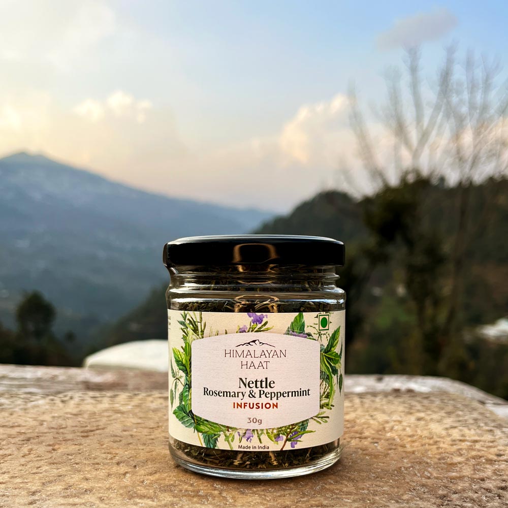 Stinging Nettle, Rosemary, Peppermint Infusion