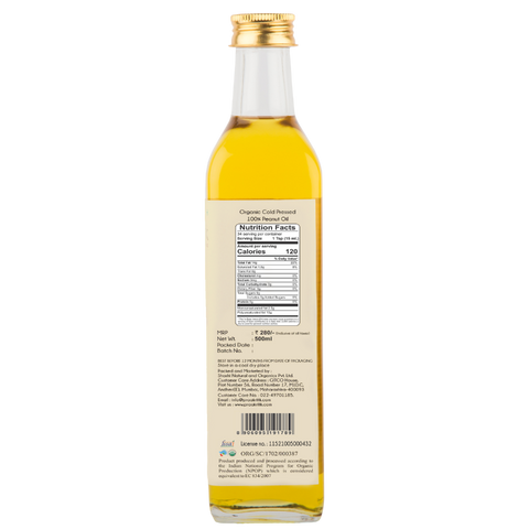 Praakritik Organic Cold Pressed Peanut Oil