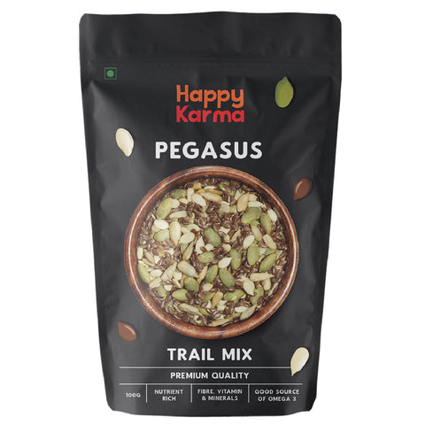 Happy Karma Pegasus Trail Mix 100g*2 | Healthy Munching | Nutritional Power house |