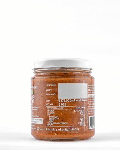Roasted Red Pepper Pesto (with Chironji seeds)
