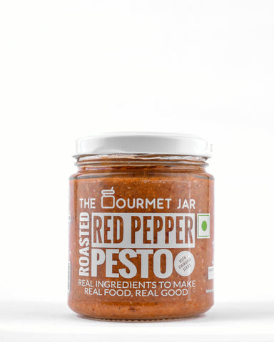 Roasted Red Pepper Pesto (with Chironji seeds)