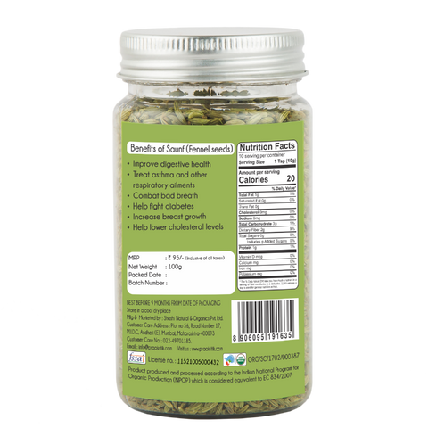 Praakritik Organic Saunf