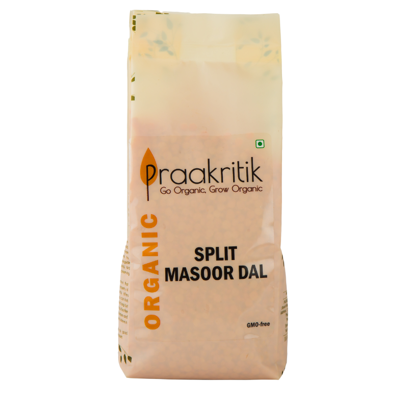 Praakritik Organics Split Masoor Dal