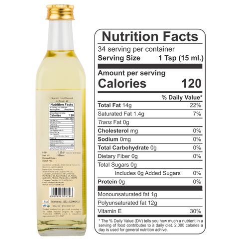 Praakritik Organic Cold Pressed Sunflower Oil