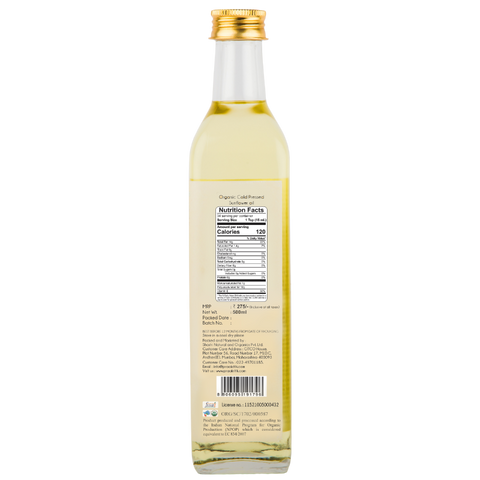 Praakritik Organic Cold Pressed Sunflower Oil