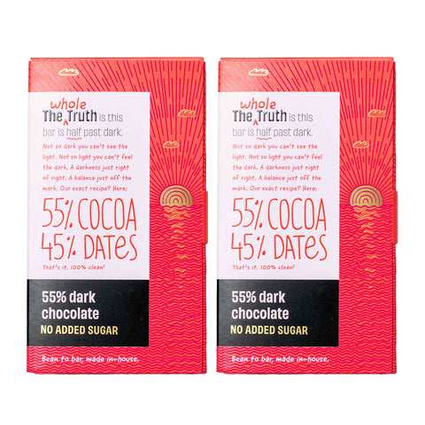 The Whole Truth 55% Plain Dark 80gms