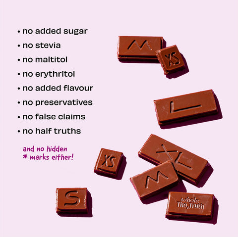 The Whole Truth 55% Plain Dark with Hazelnuts 80 gms
