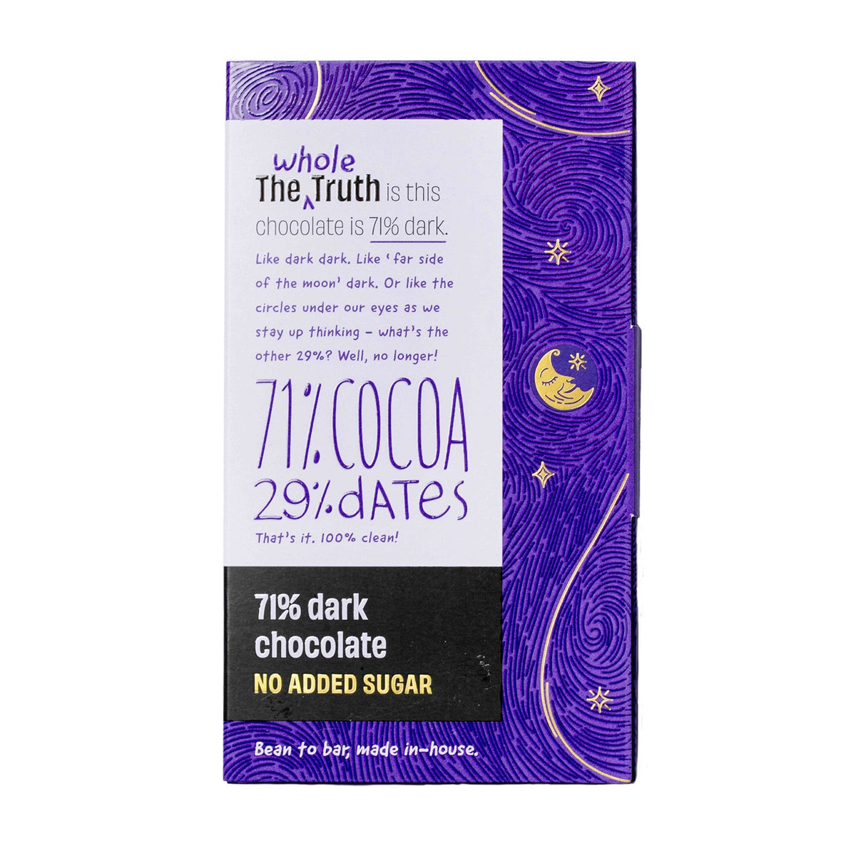 The Whole Truth 71% Plain Dark 80gms