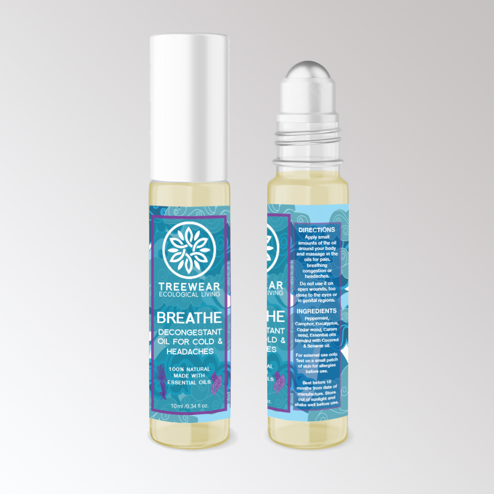 Breathe Roll-on - Nasal Decongestant - 10ml