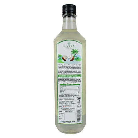 Jivika Cold Pressed Virgin Coconut Oil 1ltr