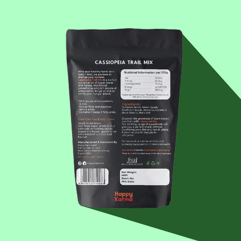 Happy Karma Cassiopeia Trail Mix 100g*2 | Mixed Super Seeds | Nutritional Goodness | Healthy Snacks |