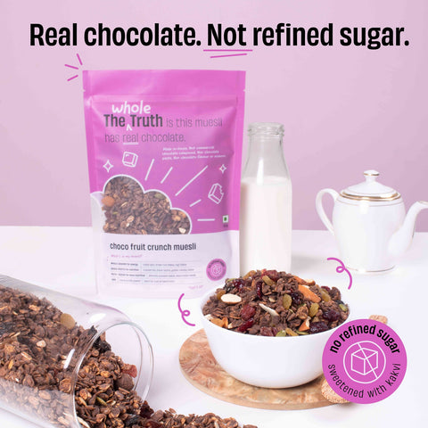 The Whole Truth Choco Fruit Crunch Muesli 350gms