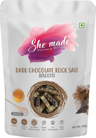 Biscotti - Dark Chocolate Rock Salt 150 gms
