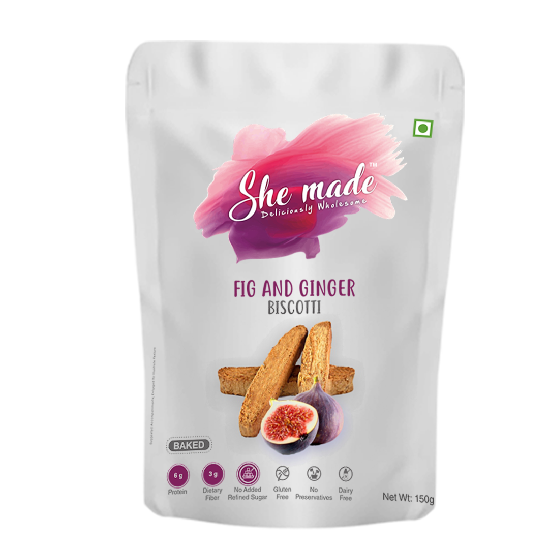 Biscotti - Fig and Ginger 150 gms