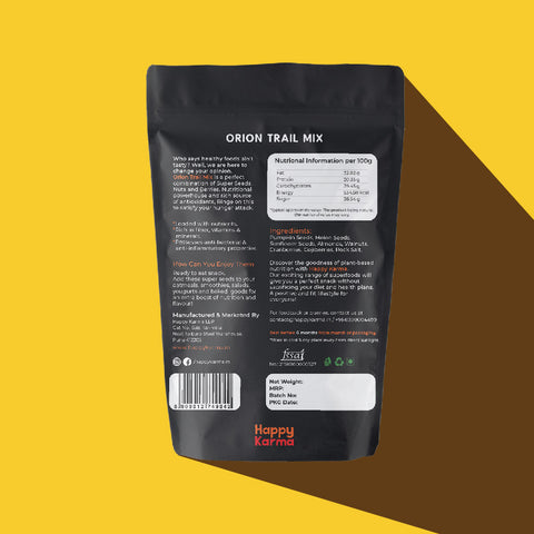 Happy Karma Orion Trail Mix 100g *2| Healthy snacks | Super Seeds |